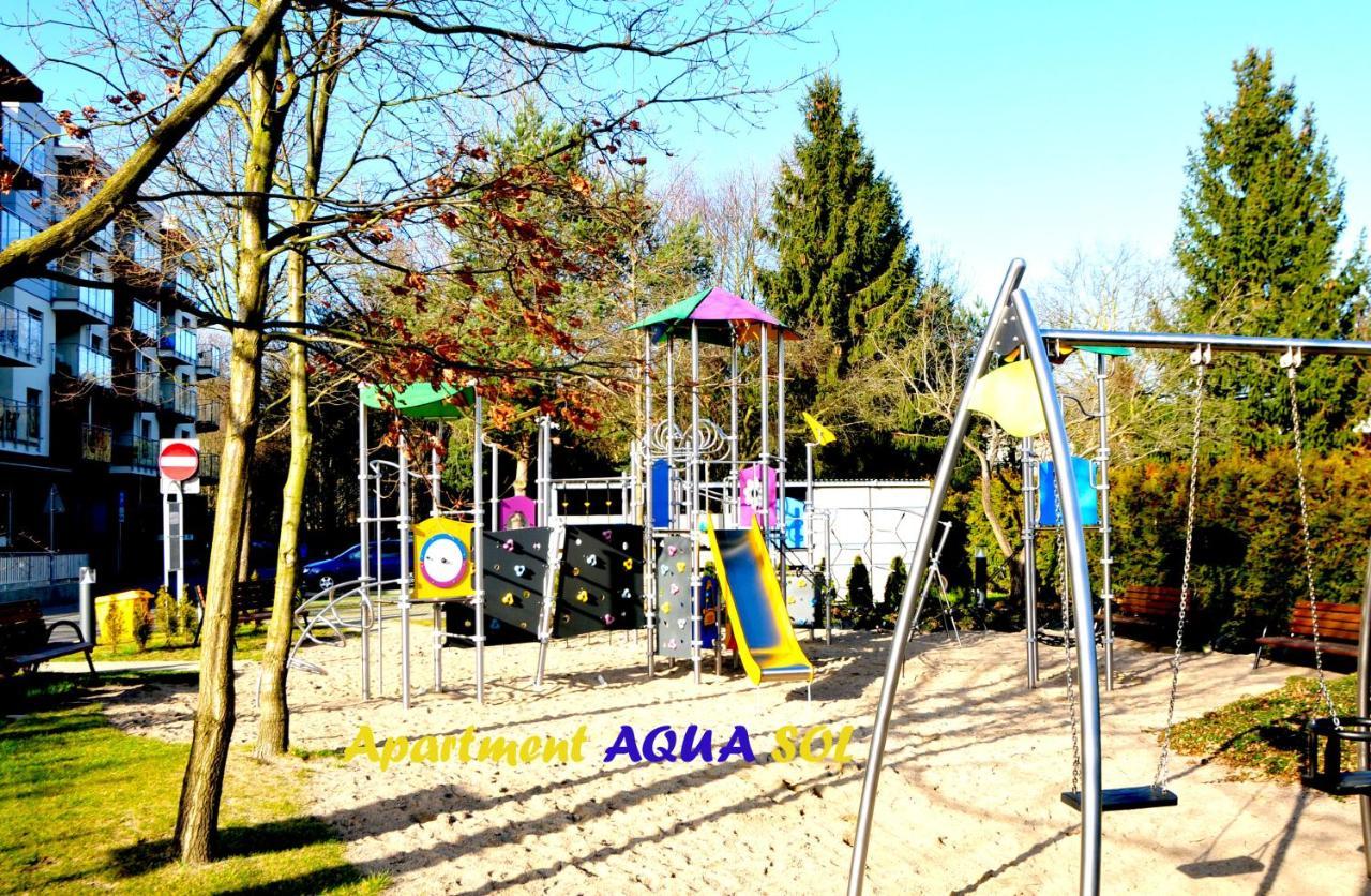 Kolobrzeg, Aqua Sol Polanki Park, Strand 300 M, Schwimmbad, Fitness, Parkplatz, Terasse Esterno foto